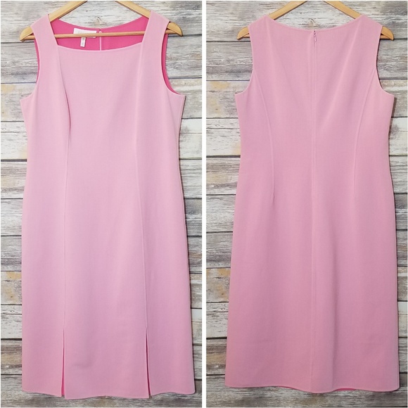 Escada Dresses & Skirts - Escada Fitted Pink Midi Length Sheath Dress